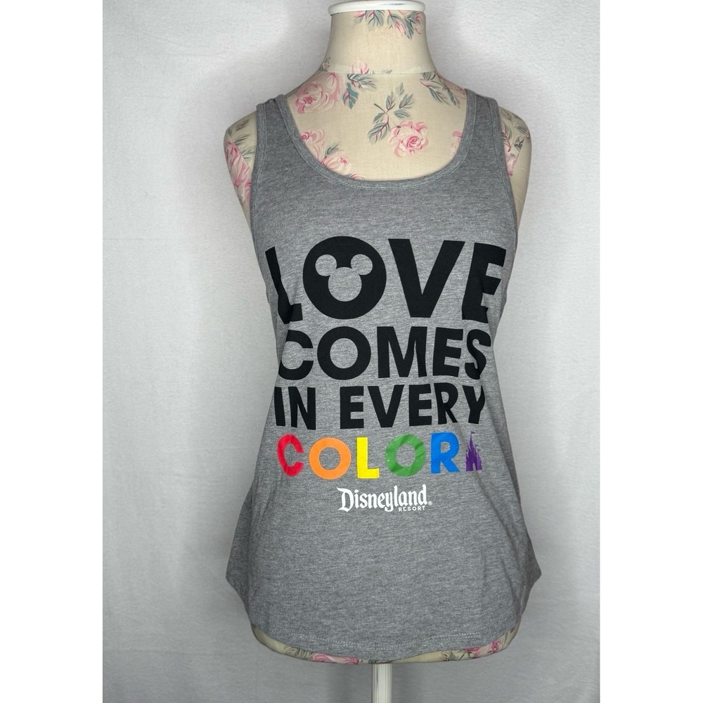 Disneyland Resort Pride Tank Top Love Comes In Every Color 2019 L Vacation NWT